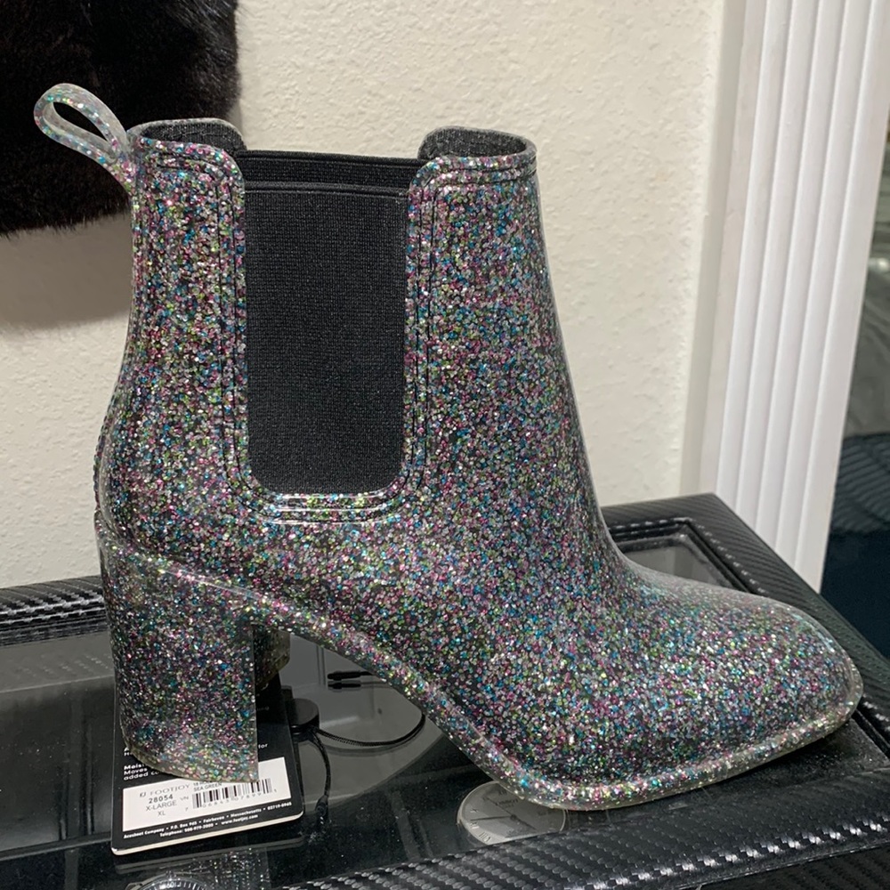 Jeffrey Campbell Sparkly Rubber boots